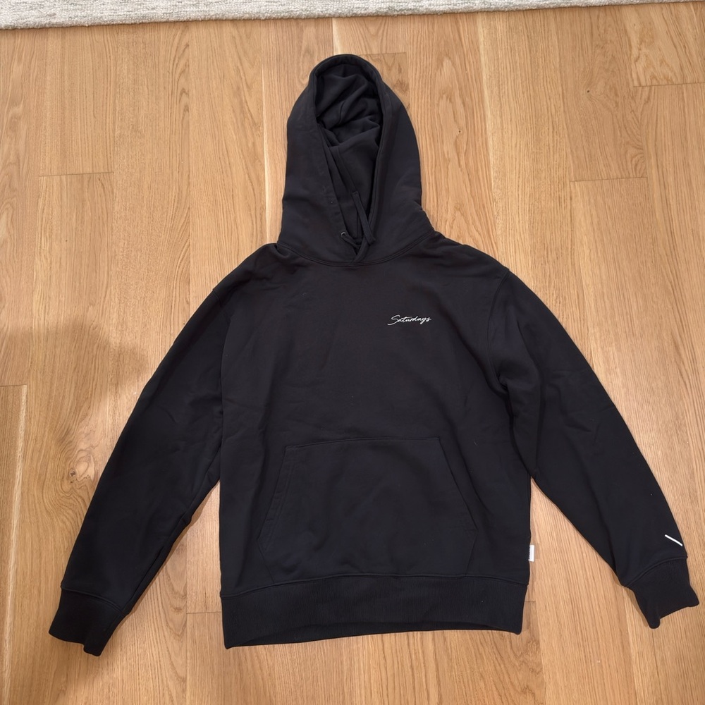 Saturdays Black Pullover Hoodie